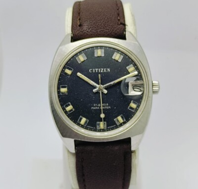 Citizen Manual Winding 63-1230 Black Dial Vintage Men's Watch | eBay