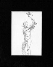 Mike Hoffman Comic Book Artist Original Pencil Art Personal Notebook 2013 A-m32