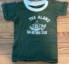 Vintage Cru-Cut Smith The Alamo San Antonio Texas Toddler Kids Ringer T-Shirt 2T