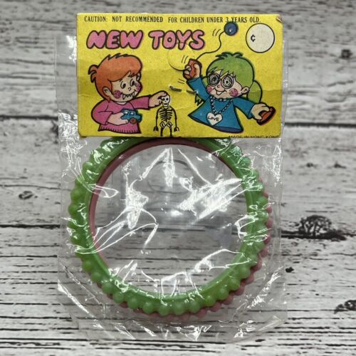 Vintage 1960s New Toys Kids Bracelet Plastic Toy Jewelry NEW SEALED