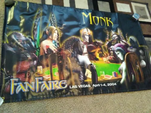 Sony Online Entertainment (SOE) Everquest FanFaire Banner Monk #1