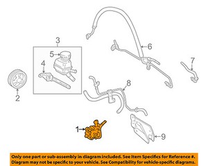 toyota oem 00 02 corolla power steering pump 4432002034 ebay Toyota Corolla Wheel Diagram image is loading toyota oem 00 02 corolla power steering pump