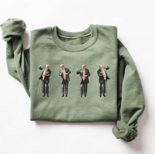 Dancing Trump Shirt, Trump Vance Sweatshirt,Trump President 2024 Gift Supporters - Picture 4 of 8