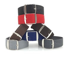 Set of 7 Perlon Woven Straps 20mm