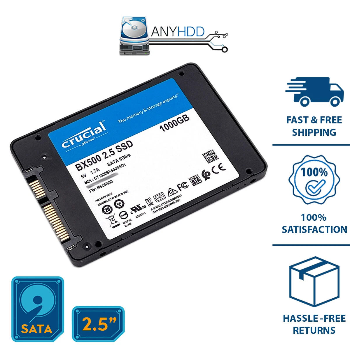 CRUCIAL BX500 SSD 2.5