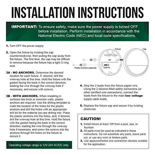 Landscape Deck Light Low Voltage 12v Ac/dc Outdoor Patio Lighting Led ...