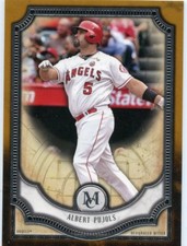 ALBERT PUJOLS 2018 Topps Museum Collection Copper Parallel Base Card # 35
