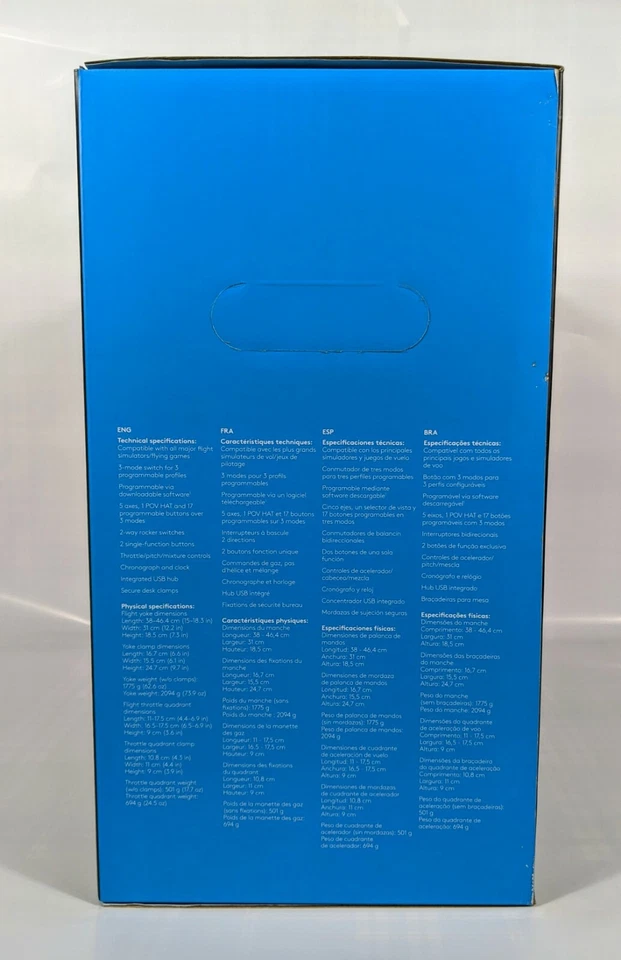 Logitech Saitek Pro Flight Yoke System - Black FREE SHIPPING - Image 3 of 4