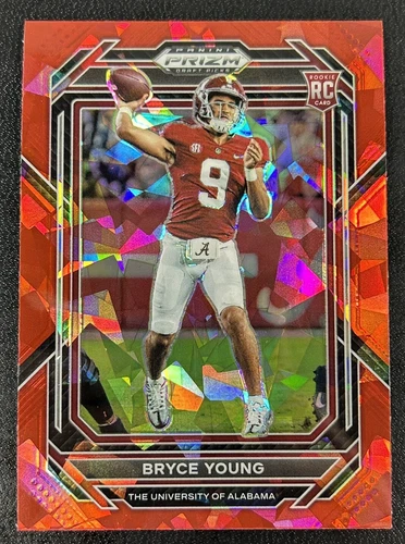 2023 Panini Prizm Draft Picks - Bryce Young #101 Red Ice Prizm (RC)
