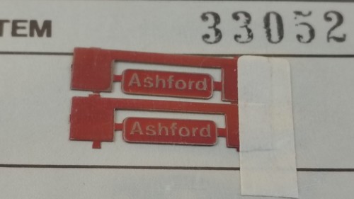 YOU CHOOSE: Jackson-Evans OO Gauge Engraved Loco Name Plates - Bagged - Picture 5 of 17