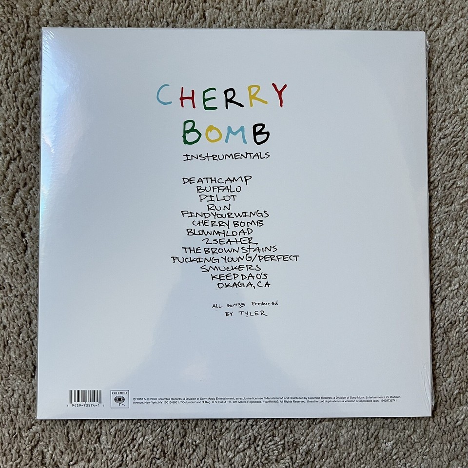 Tyler, The Creator Chur Bum Cherry Bomb Instrumentals RSD Pink Vinyl