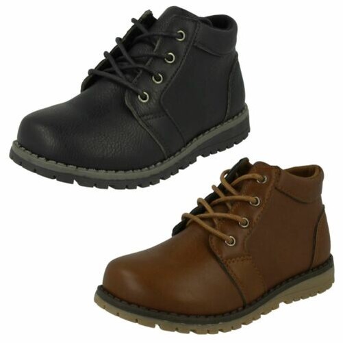 Boys JCDees Trendy Low Lace Up Ankles
