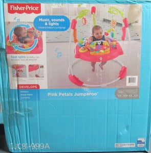 fisher price pink petals jumperoo