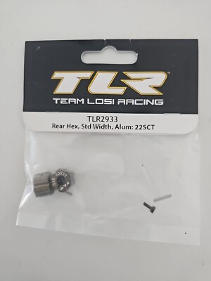 Team Losi Racing Rear Hex, Standard Width, Aluminum: 22SCT - TLR2933