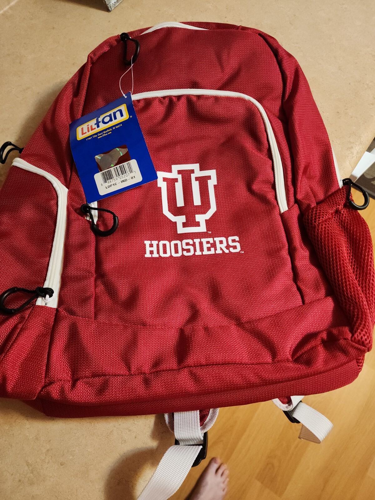 IU Diaper Bag NWT! W/ CHANGING PAD INSULATED POCKET INDIANA HOOSIERS! SHIPS FREE-image