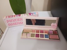 Paleta de sombras de ojos Too Faced Pinker Times Ahead positivamente juguetona nueva en caja auténtica
