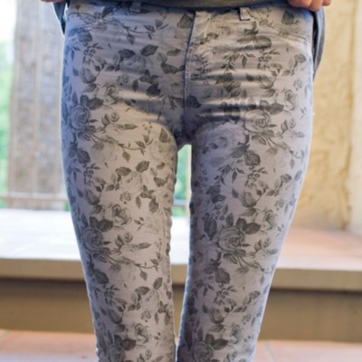 J Brand women's Candycane floral capri jeans size 27 EUC