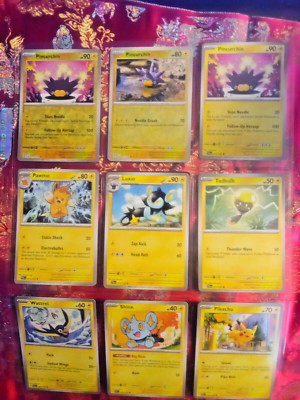 9 Different Electric Energy Paldea Evolved expansion set Pokemon TCG Cards PL10