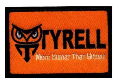 Blade Runner Tyrell Genetic Replicants Owl Logo Hook fastener Patch (TY2)