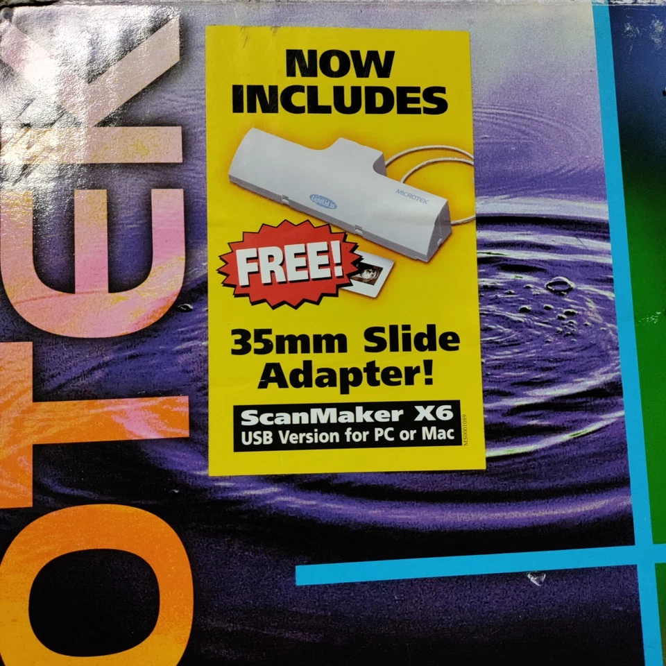 NEW MICROTEK SCANMAKER X6 - Color Document Flatbed Scanner w/ 35mm Slides - Image 3 of 4