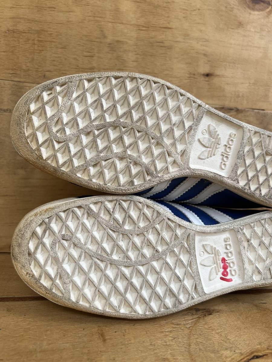 VTG ADIDAS BLUE STRIKE MADE IN FRANCE SNEAKERS SIZE US 7/ UK