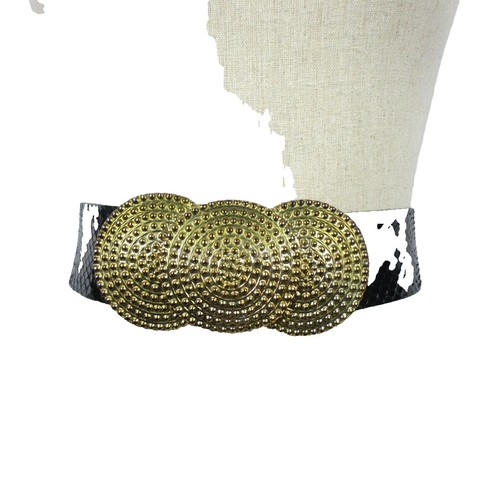 New Carlisle belt snake skin  beige leather buckle jeweled Carlisle Snakeskin Belts for Women for sale | eBay main image 2