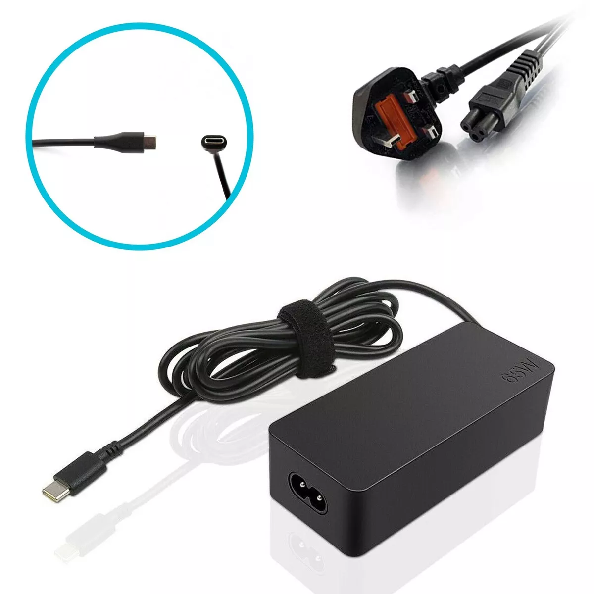 Lenovo ThinkPad T480 T480s 65W 20V 3.25A USB C Laptop Ac Adapter Charger Genuine