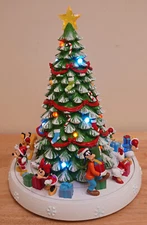 Disney Animated Christmas Tree w/ Lights/Music 17" Huge Costco Mickey No Spin