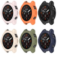 TPU Armor Case Screen Protector Cover Bumper For Garmin Fenix E 47mm Watch Case