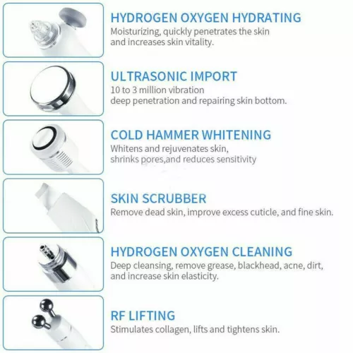 6in1 Wasser Dermabrasion Hydra Hydro Tiefenreinigung Beauty Facial SPA Machine - Bild 10 von 12