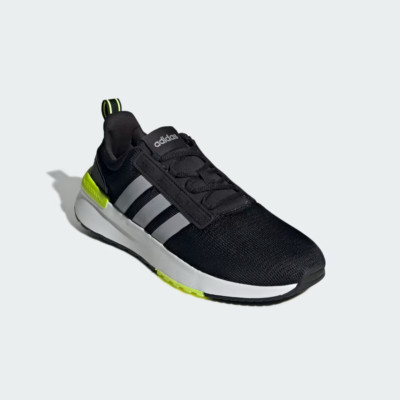 ADIDAS MENS RACER TR21 SHOES NWOB SIZE 13 BLACK/SOLAR YELLOW  display picture 3