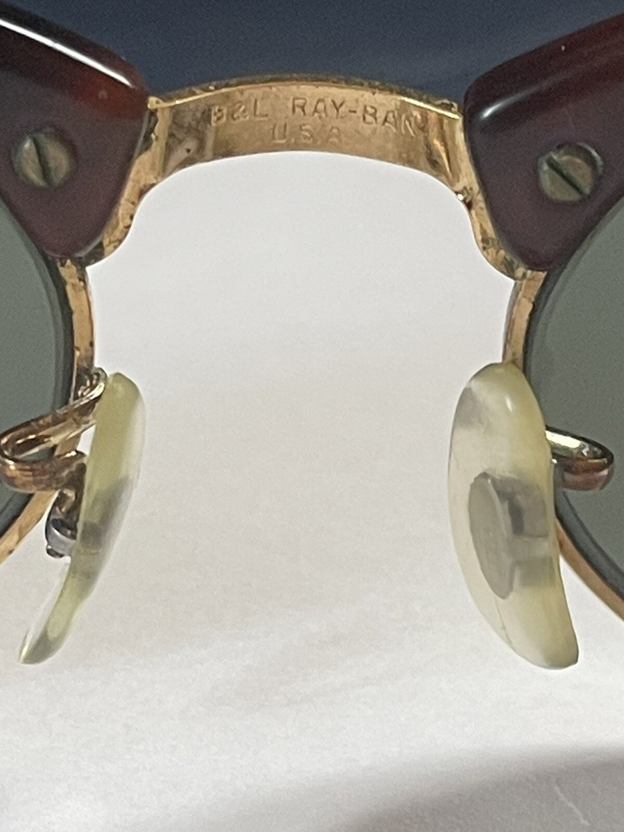 RAY-BAN B&L W1264 WSAW TORTOISE/GOLD COMBO CLUBMASTER 70s
