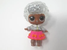 LOL Surprise! Doll Bashful Winter Disco Silver Afro Mini 3 Inch