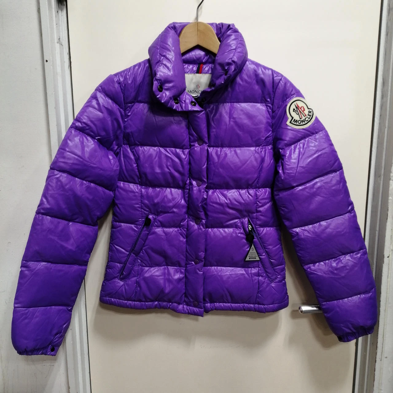 Moncler — MONCLER Size 00 Purple Down Jacket
