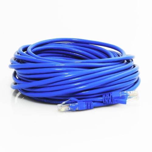 Ethernet Network Patch Cat5E Cable (150ft) - Blue - Afbeelding 2 van 2