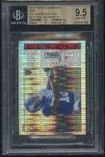Odell Beckham Jr 2014 Topps Chrome Mini 1985 Pulsar Refractor RC 1/25 BGS 9.5
