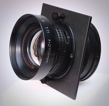 RODENSTOCK 270MM F/11 APO-GERAGON-S ENLARGER LENS ON 4X4 LENS BOARD W CAPS