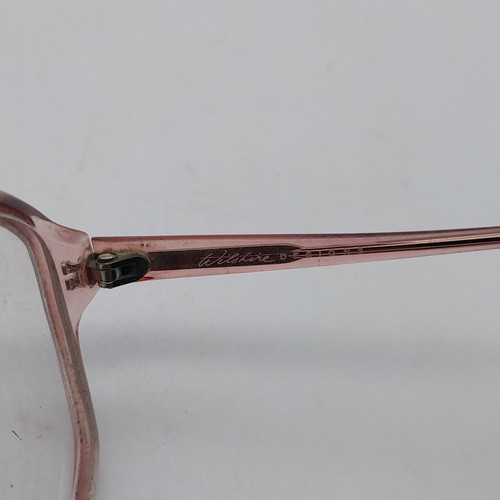 Vintage Wilshire Designs Japan WD857 PLM 140 Pink Oval Glasses Frame FRAMES ONLY - Picture 6 of 10