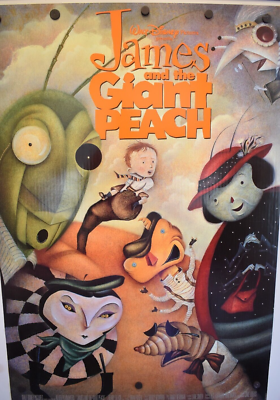 James And The Giant Peach - movie poster - 1996 MINT Intl best art