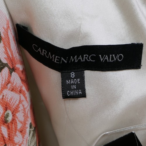 NWT Carmen Marc Valvo Sz 8 Gown Ivory Beaded Bridal Bride Formal Prom Wedding - Picture 3 of 16