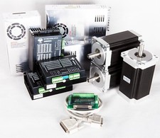 3Axis Nema34 Stepper Motor 1232oz.in 5.6A Driver CNC kit Mill