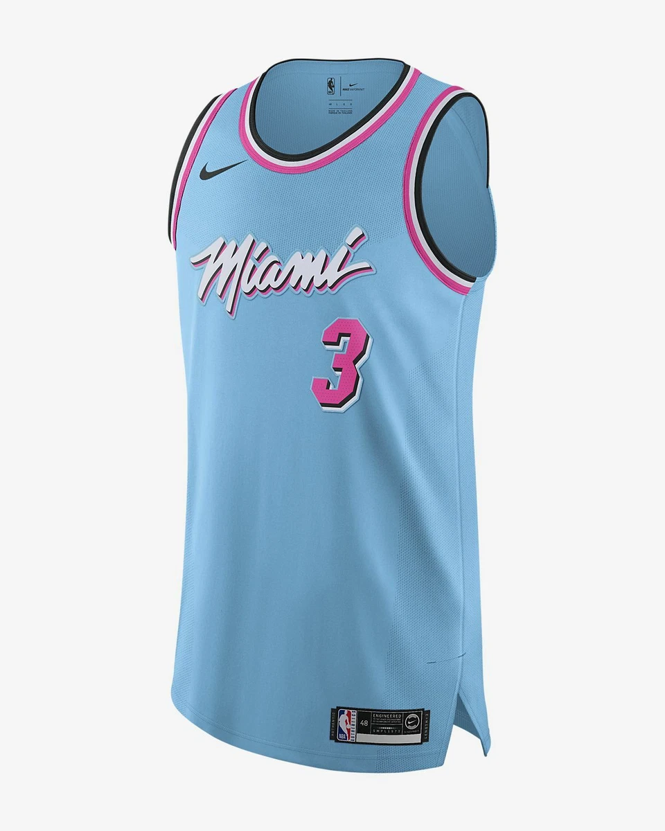 Dwyane Wade Heat City Edition Men s Nike NBA Authentic Jersey eBay