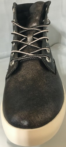 NIB Timberland TB0A1QIV  Women's Dausette Black/Silver Casual Boots $120 - Picture 3 of 6