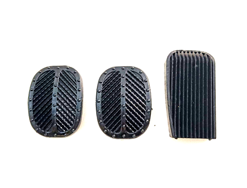 Copripedali In Alluminio Grigio Sparco Antiscivolo