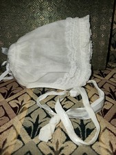 Special Antique Handmade Baby Bonnet
