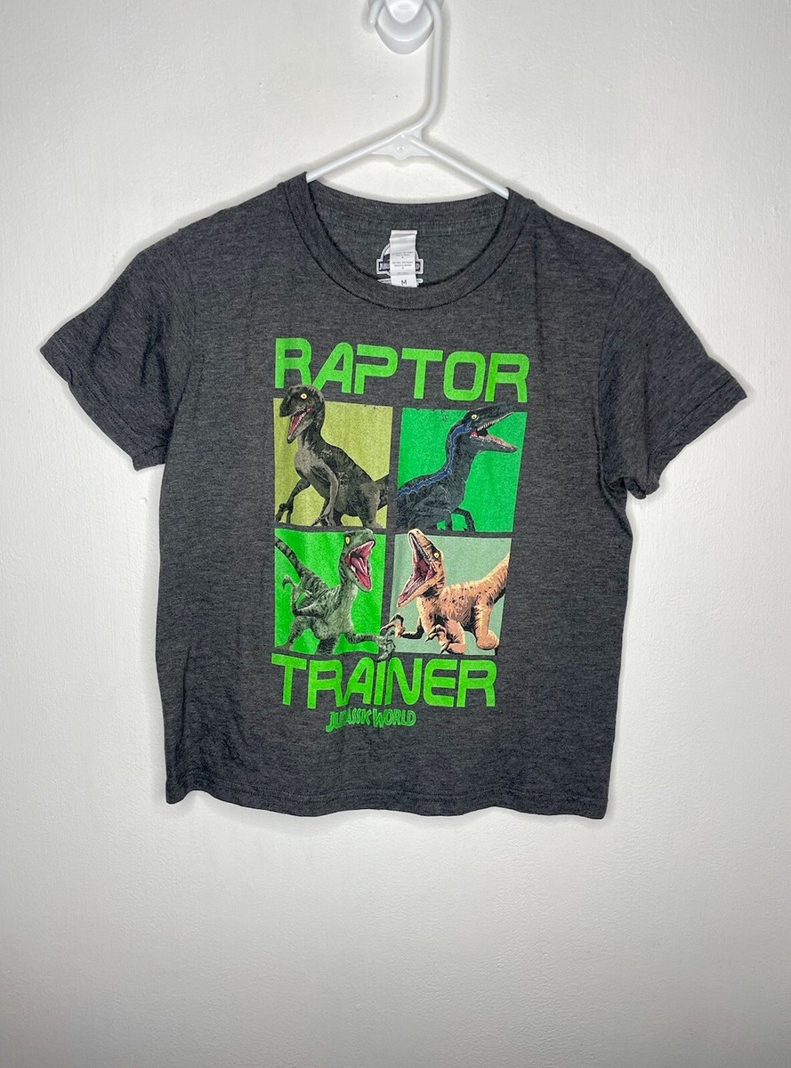 Jurassic Dinosaur Kids Women Men Blue Raptor Trainer T-Shirt Jurassic Dinosaur Kids Women Men Blue Raptor Trainer T-Shirt