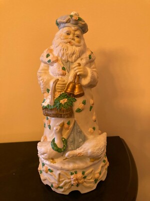 Musical Victorian Santa Claus Vintage ABC item 38815, original box, 