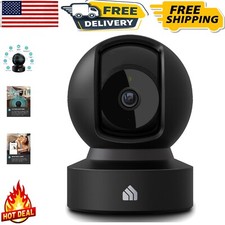 360-Degree Smart Security Camera with Night Vision for Baby  Pet Monitoring