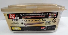 Grip Rite High Performance Composite Deck Screws II 1-5/8" Gray T-20 Star Drive