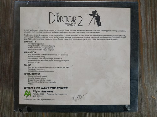 The Director version 2 + logiciel VistaPro Lite 3 AGA Amiga big box - Photo 2/4
